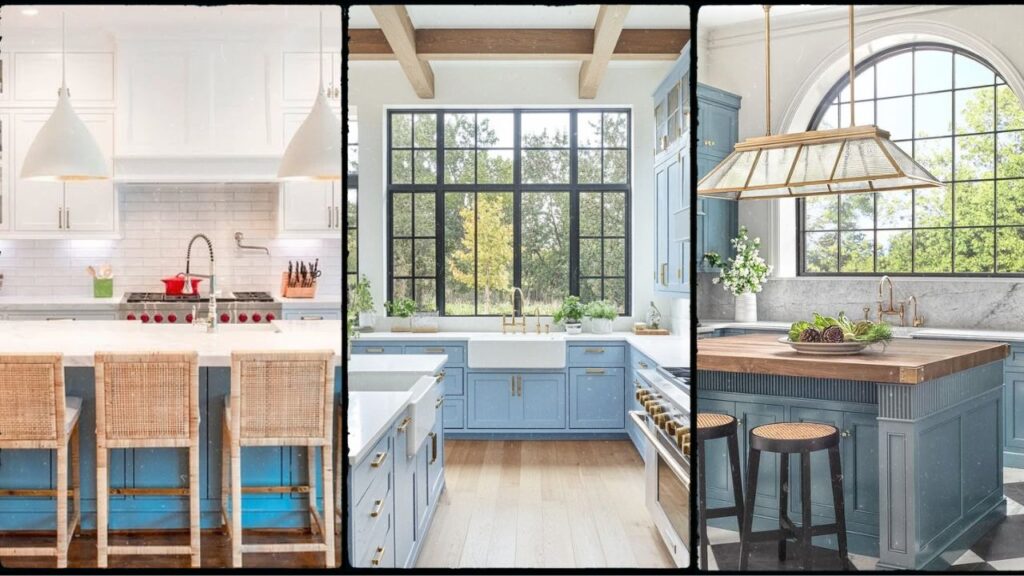 41+ Charming Light Blue Kitchens